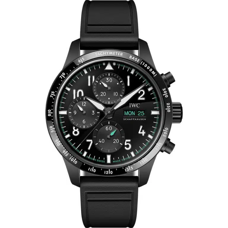 IWC Pilot's Watch IW388306 41 Mercedes-Amg Petronas Formula One™ Team Ceratanium Case Black Dial Rubber Strap