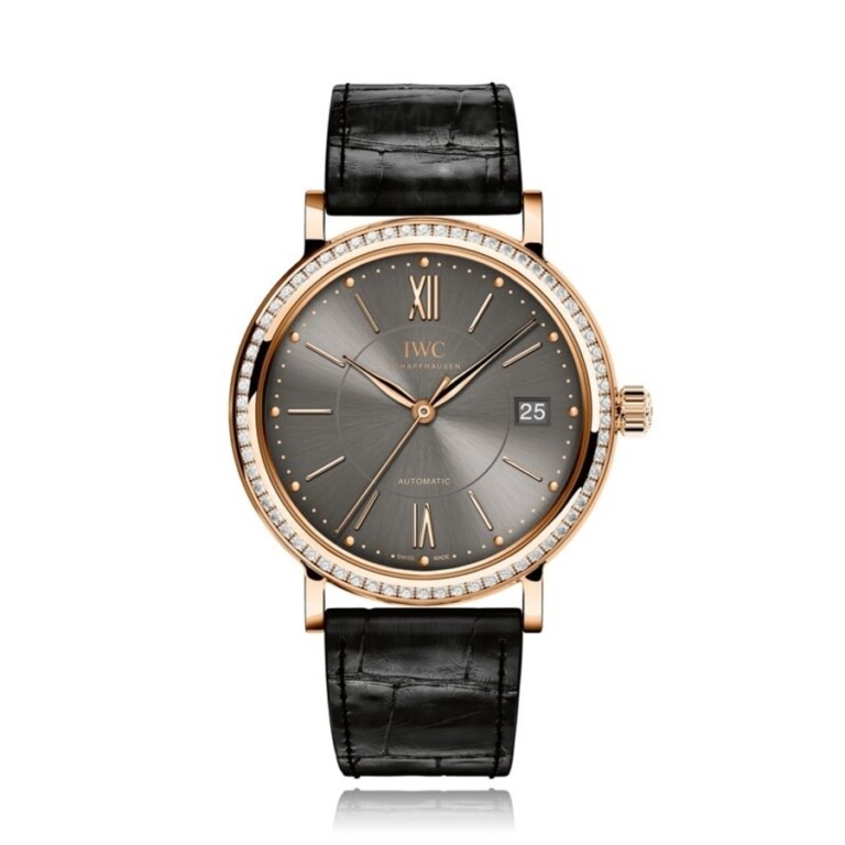 IWC Portofino IW458108 Rose Gold with Black Leather Watch 2018