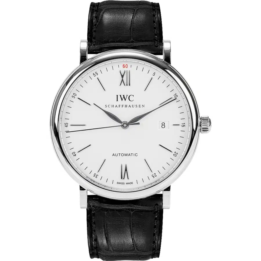 IWC Portofino Automatic IW356501 Stainless Steel 40mm Black Crocodile Leather