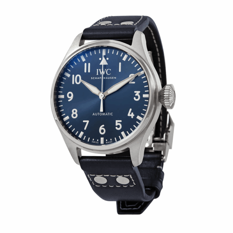 IWC Big Pilot IW329303 Stainless Steel 43mm Blue Leather Blue Dial Watch 2024