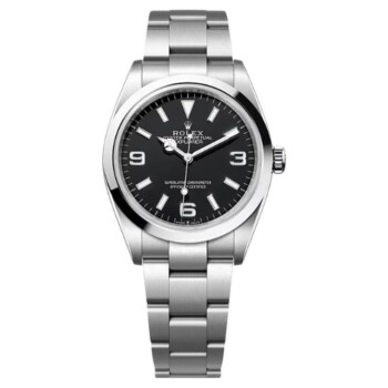 Rolex Explorer Black Arabic & Index Dial 36mm 124270 SS Oyster Watch 2023