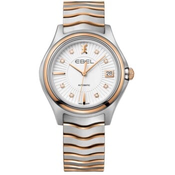 Ebel Wave 1216322 Stainless Steel With Rose Gold Watch