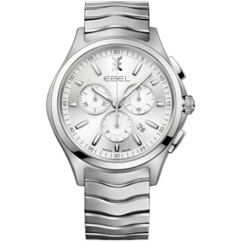 Ebel Wave Chronograph Silver 1216340