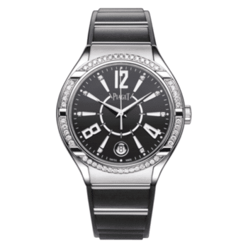Piaget Polo GOA36014 White Gold With Black Rubber Watch Black Dial 2024