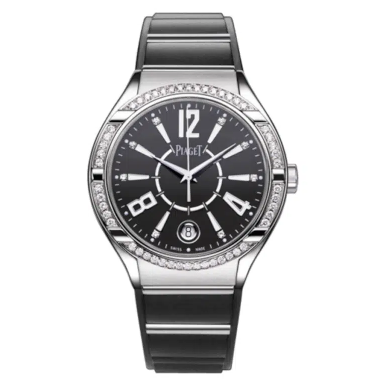 Piaget Polo GOA36014 White Gold With Black Rubber Watch Black Dial 2024