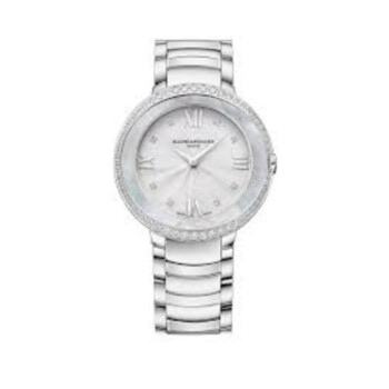 Baume and Mercier Promesse 10199 Stainless Steel Watch Silver Dial 2024
