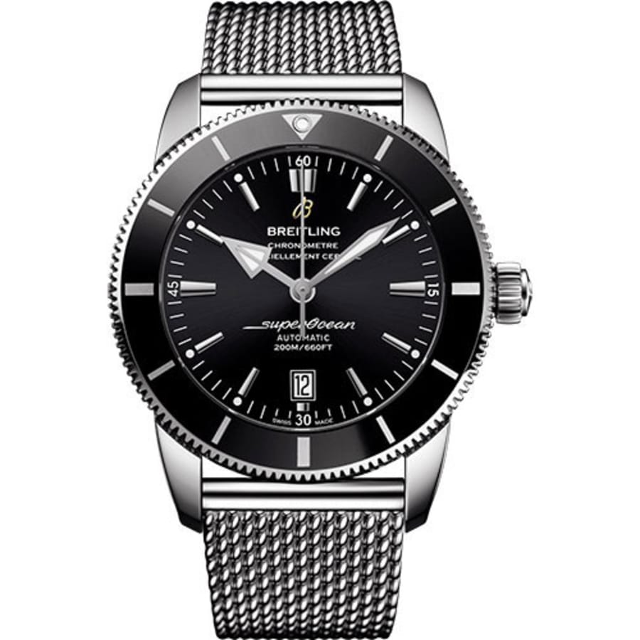 Breitling Superocean Héritage II 46 AB2020121B1A1 Stainless Steel Watch Black Dial 2024