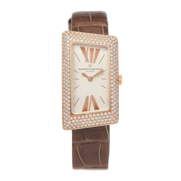 Vacheron Constantin 1972 Cambree 25515/000R-9254 Rose Gold With Biege Leather Watch