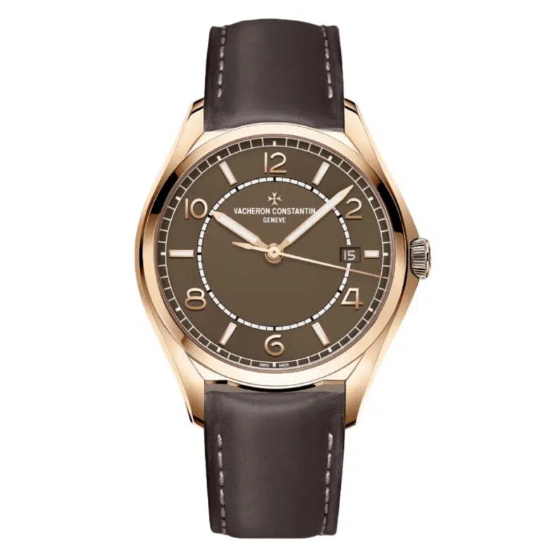 Vacheron Constantin Fifty Six 40mm Rose Gold With Brown Leather Watch Brown Dial 4600E/000R-B576 2024