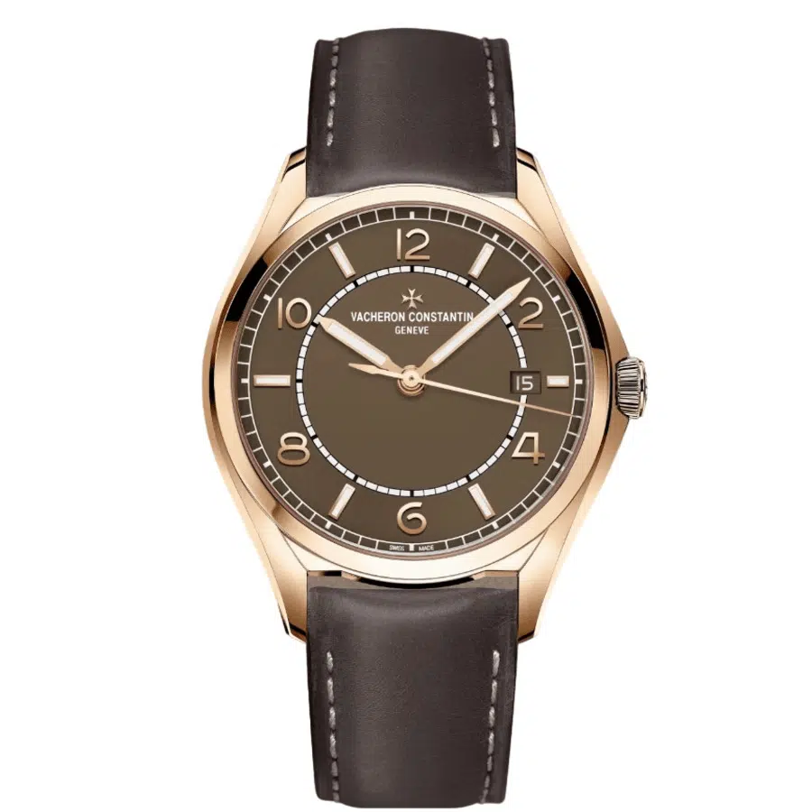 Vacheron Constantin Fifty Six 40mm Rose Gold With Brown Leather Watch Brown Dial 4600E/000R-B576 2024