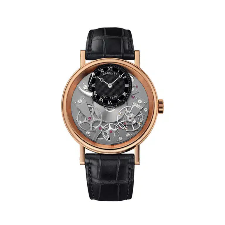 Breguet Tradition 7057BRG99W6 Grey Dial Black Leather Strap Rose Gold Watch 2019