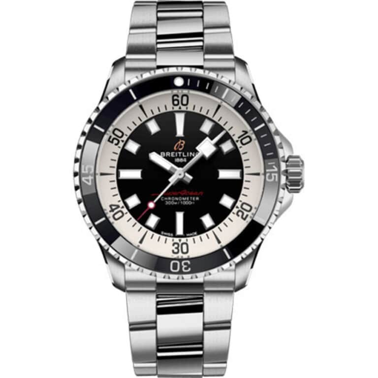 Breitling Superocean Automatic Black Dial 42mm A17375211B1A1 Stainless Steel Watch 2024