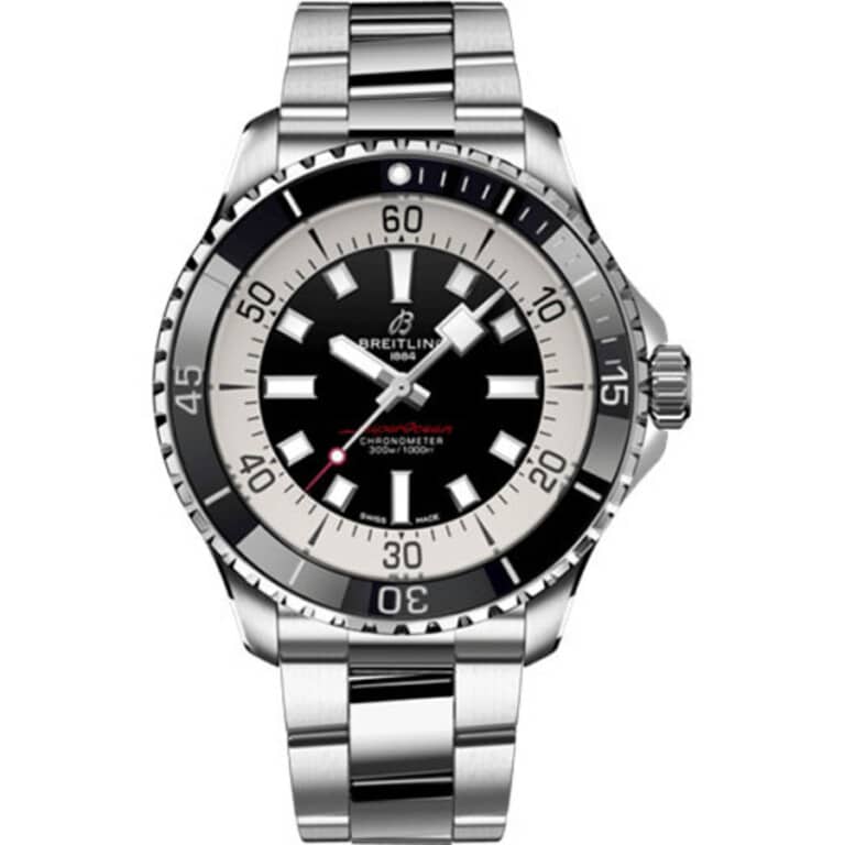 Breitling Superocean Automatic 44mm Black Dial A17376211B1A1 Stainless Steel Watch 2024