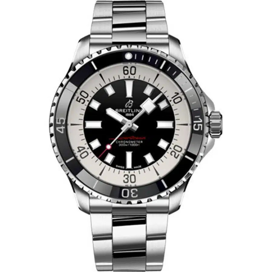 Breitling Superocean Automatic 44mm Black Dial A17376211B1A1 Stainless Steel