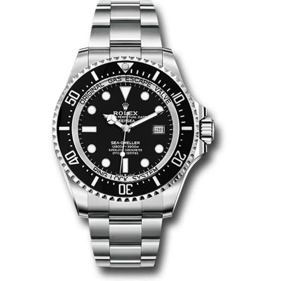 Rolex Sea-Dweller Deepsea Oyster 44mm Stainless Steel Watch Black Dial 136660 2024