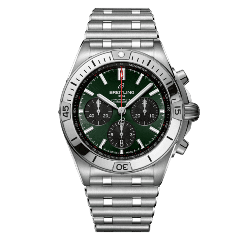 Breitling Chronomat B01 42mm AB0134101L2A1 Stainless Steel With Green Dial Watch 2024
