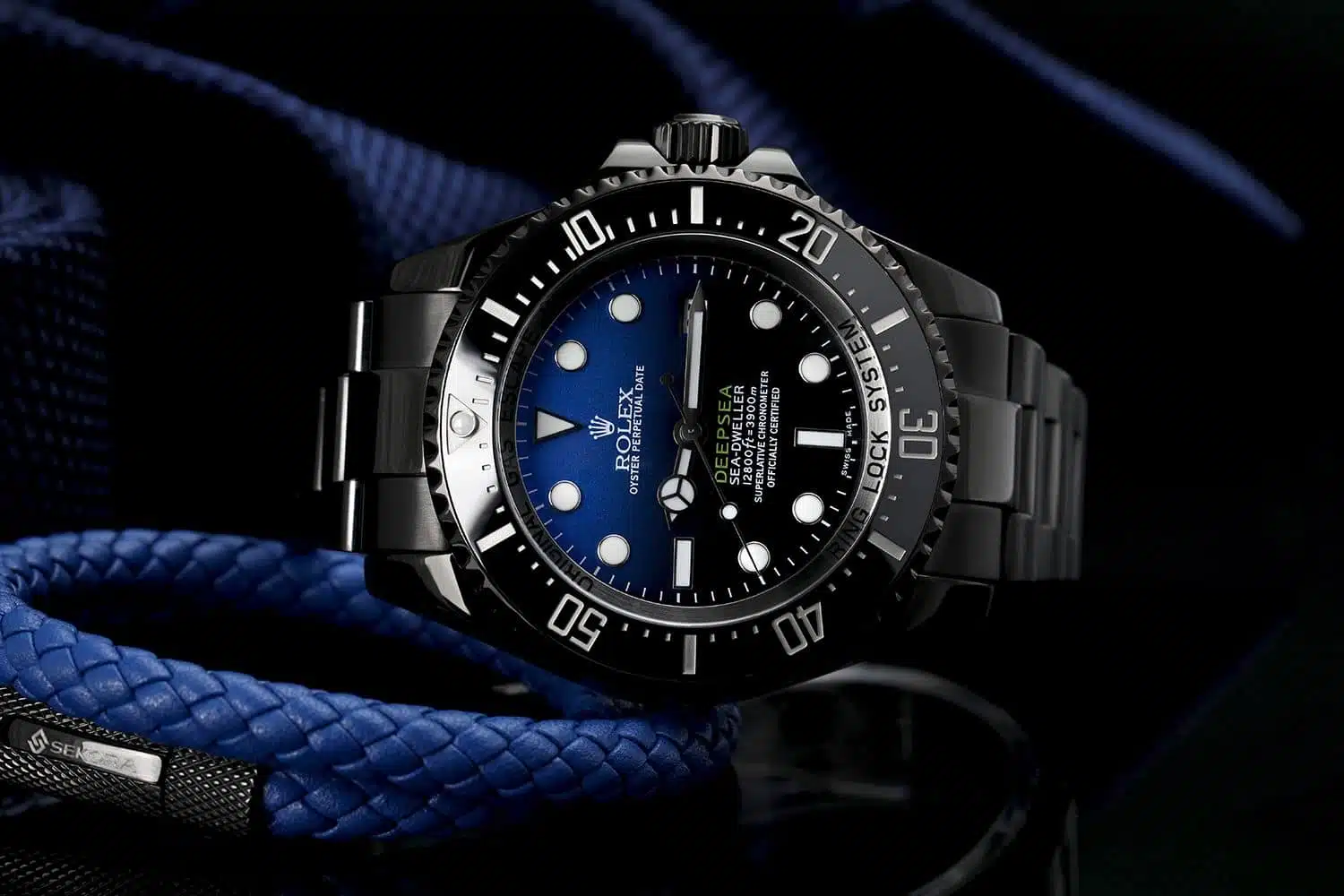Rolex Blue Sea-Dweller Deepsea Black PVD/DLC Coating 116660 – image 4