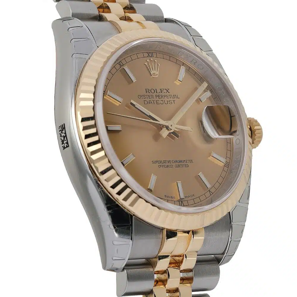 Rolex Datejust 116233 Champagne Index Stainless Steel With Yellow Gold Watch – image 3