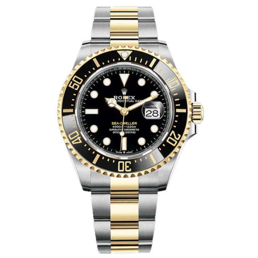 images Rolex Sea-Dweller 43mm Oyster 126603 Stainless Steel & Yellow Gold Watch Black Dial 2022