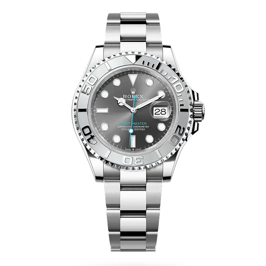 Rolex Yacht-Master 40mm Oyster 126622 Men's Watch Stainless Steel and Platinum Slate Grey Dial 2022