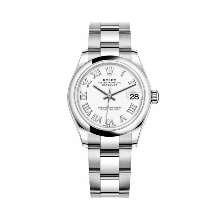 Rolex Datejust 31mm 278240 Oyster Stainless Steel Watch White Roman Dial 2021