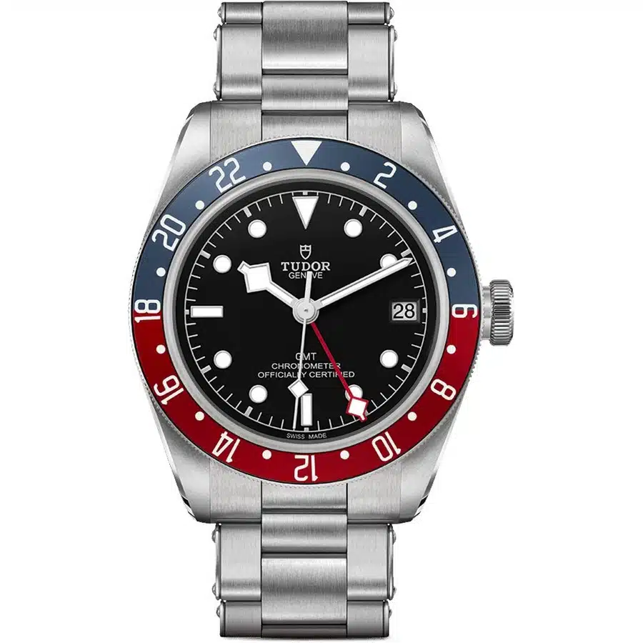 Tudor Black Bay Automatic M79830RB-0001 Stainless Steel Black Dial Men's GMT Pepsi Bezel