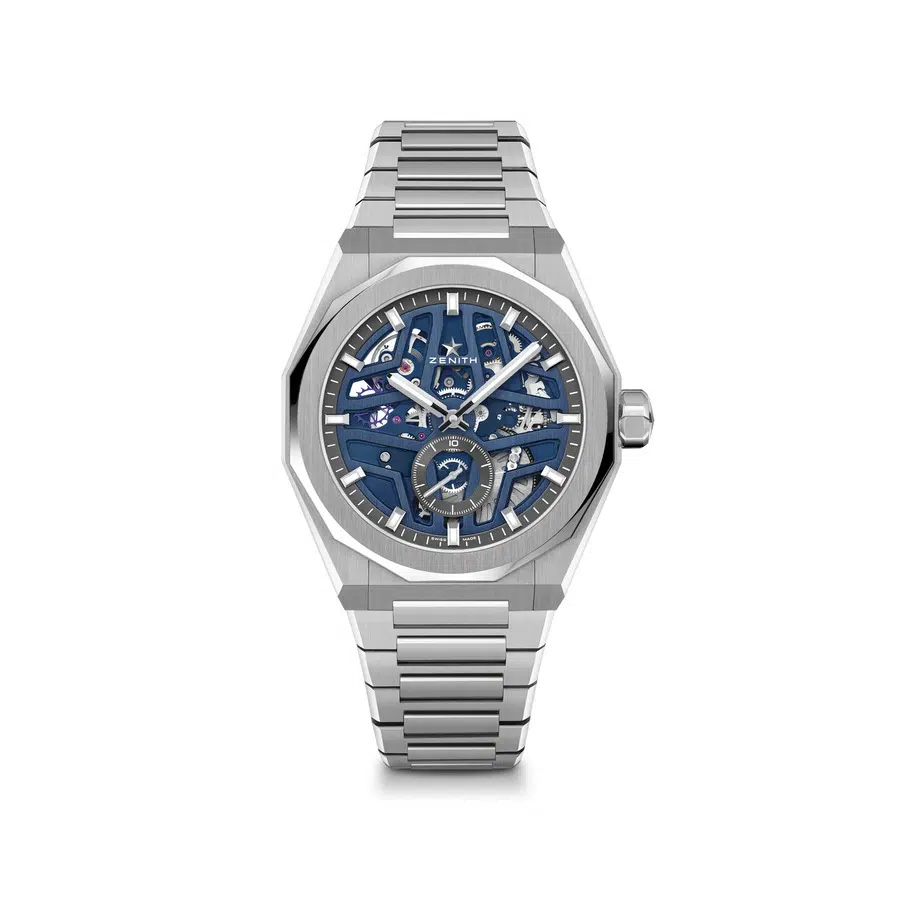 Zenith Defy Skyline 03.9300.3620.79.I001 41mm Stainless Steel with Blue Skeleton Dial Watch 2024