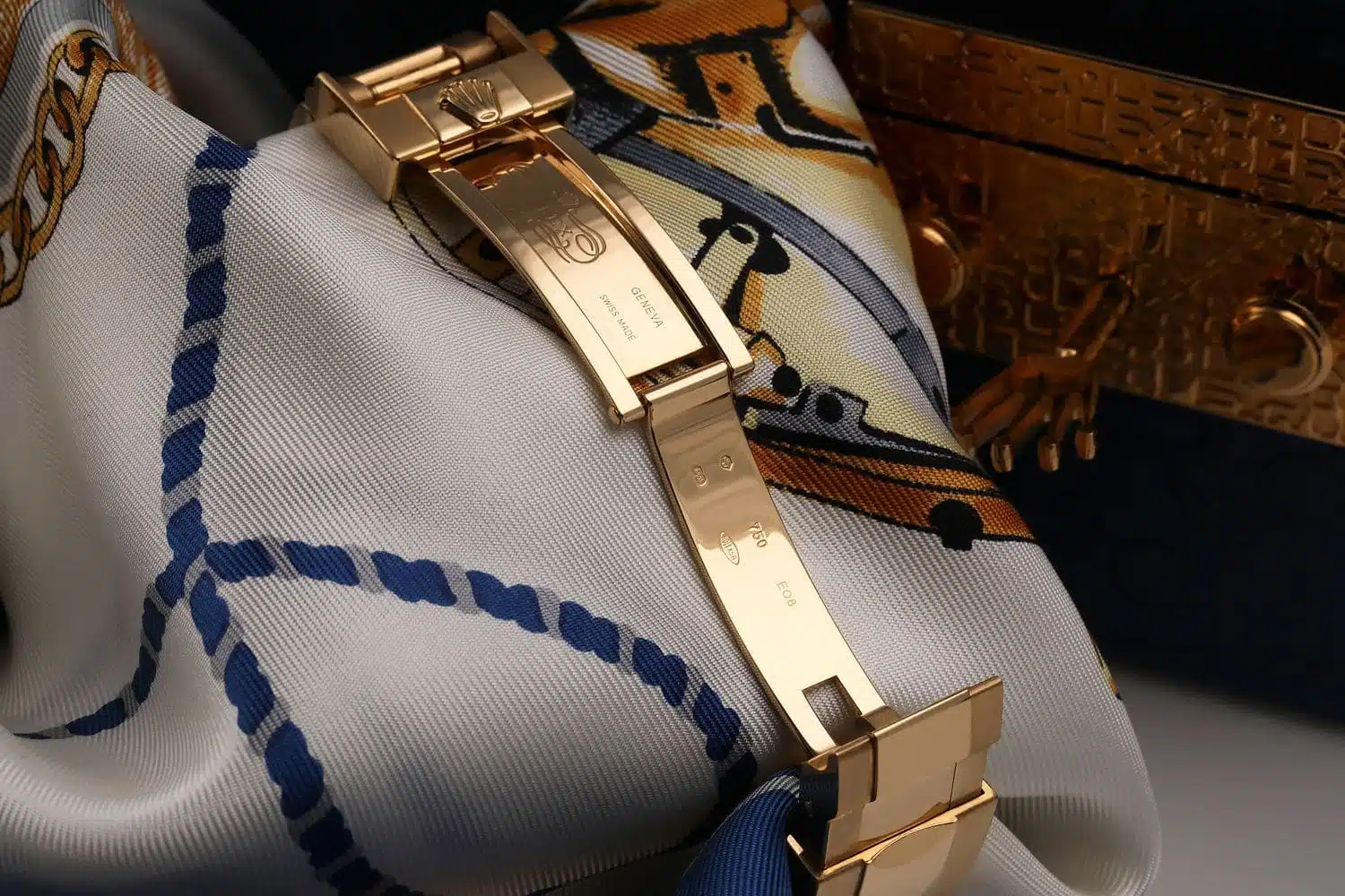 Rolex Yacht-Master II 116688 Yellow Gold Watch Gold Hands – image 8