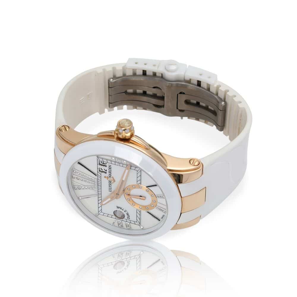 Ulysse Nardin Executive Dual Time Ladies Watch 246-10-3/391