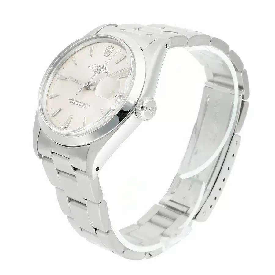 Rolex Date Stainless Steel Silver Dial Vintage Watch 1500 Circa 1978 – image 4