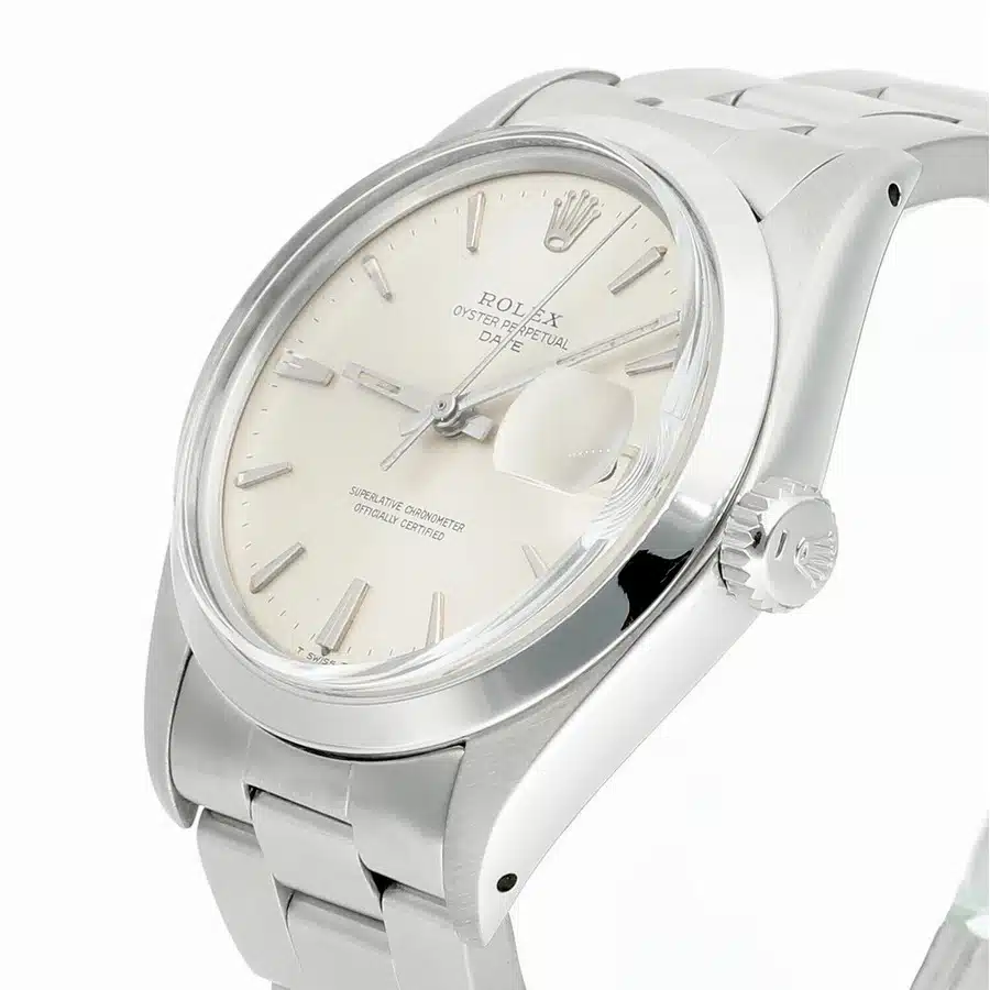Rolex Date Stainless Steel Silver Dial Vintage Watch 1500 Circa 1978 – image 2