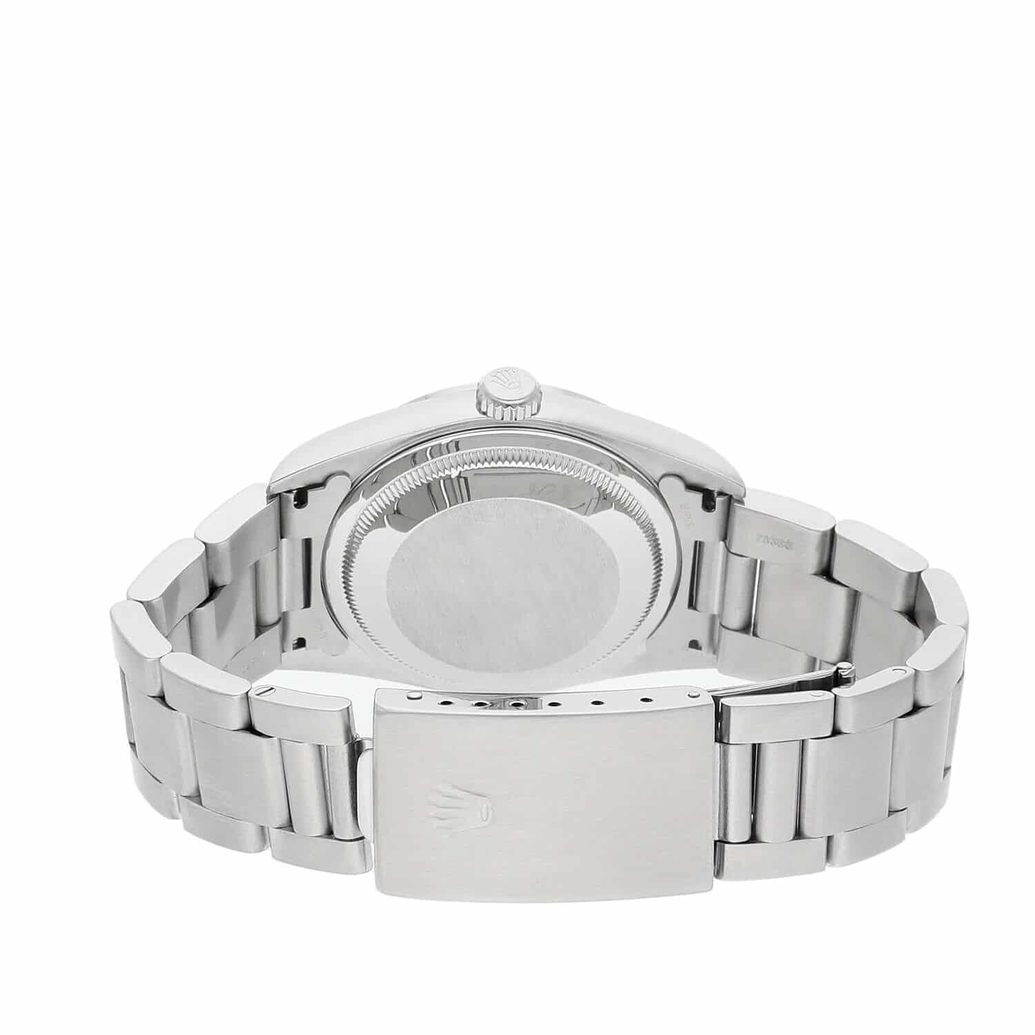 Rolex Datejust 16200 36mm Mens Stainless Steel Watch with Oyster Band and Silver Dial