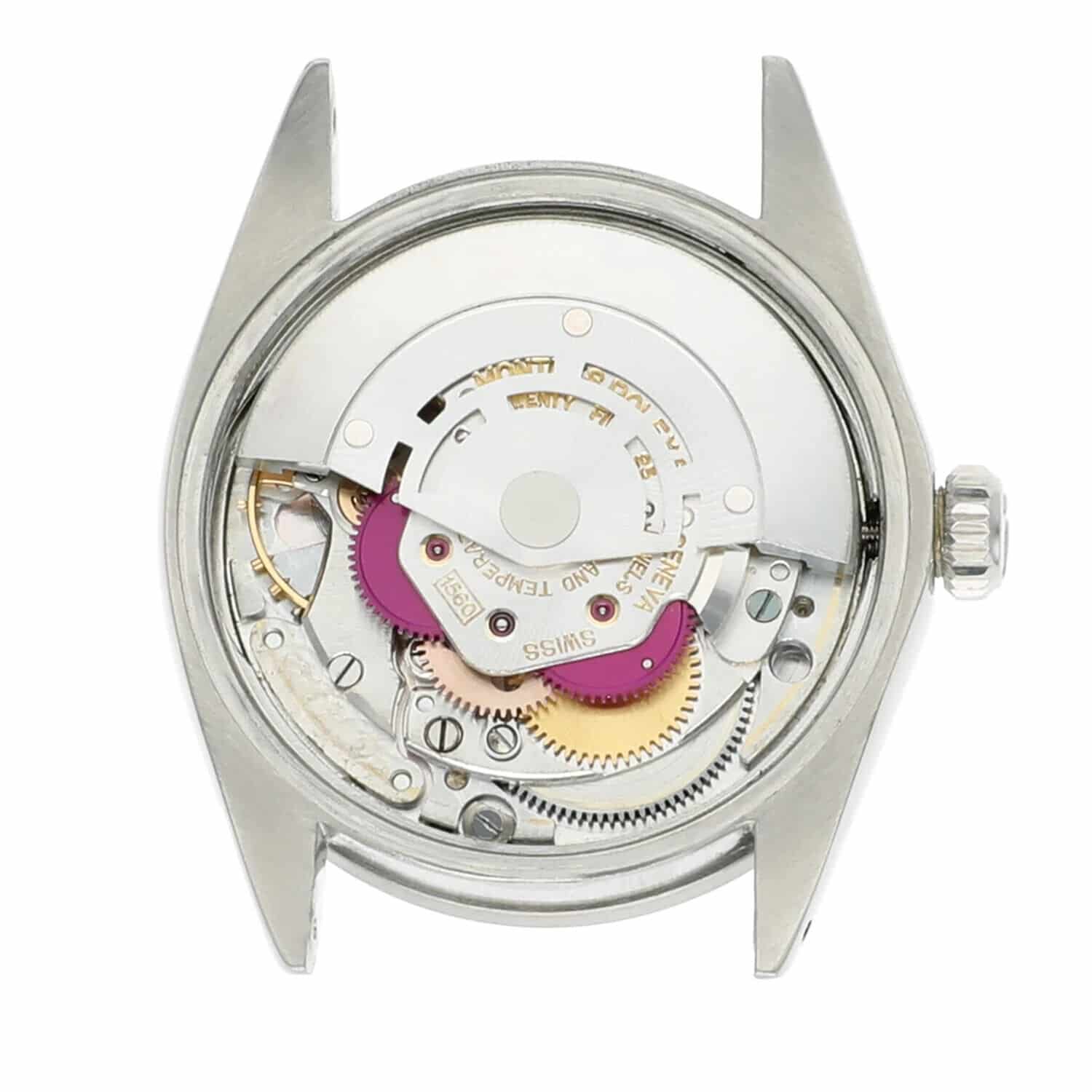 Rolex Oyster Perpetual Date Stainless Steel Watch Silver Dial Oyster Band Vintage 1501