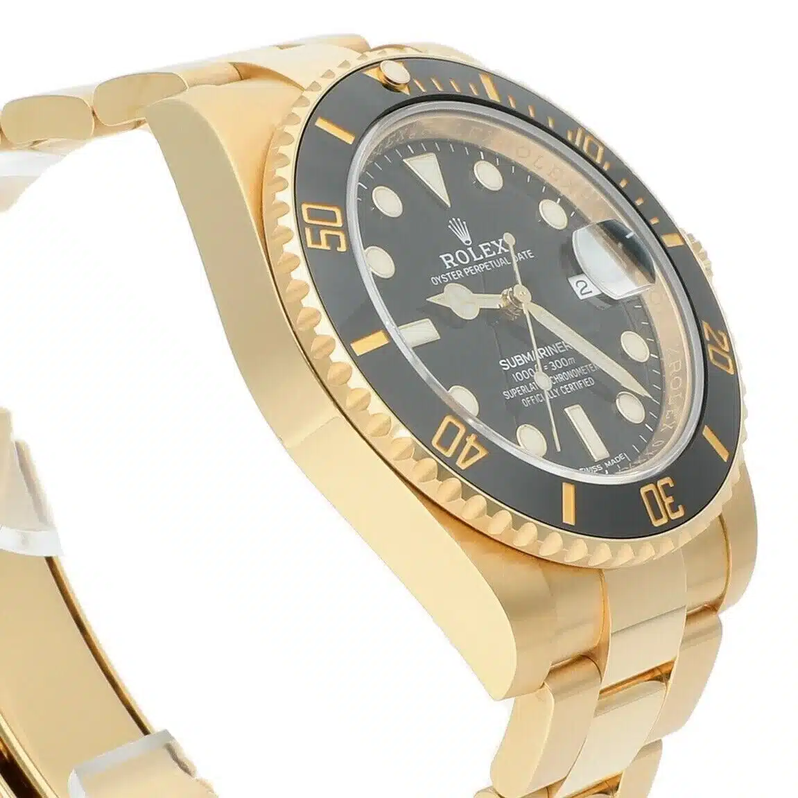 Rolex Submariner Date Ceramic Bezel Yellow Gold Black 116618LN Men's Watch – image 2