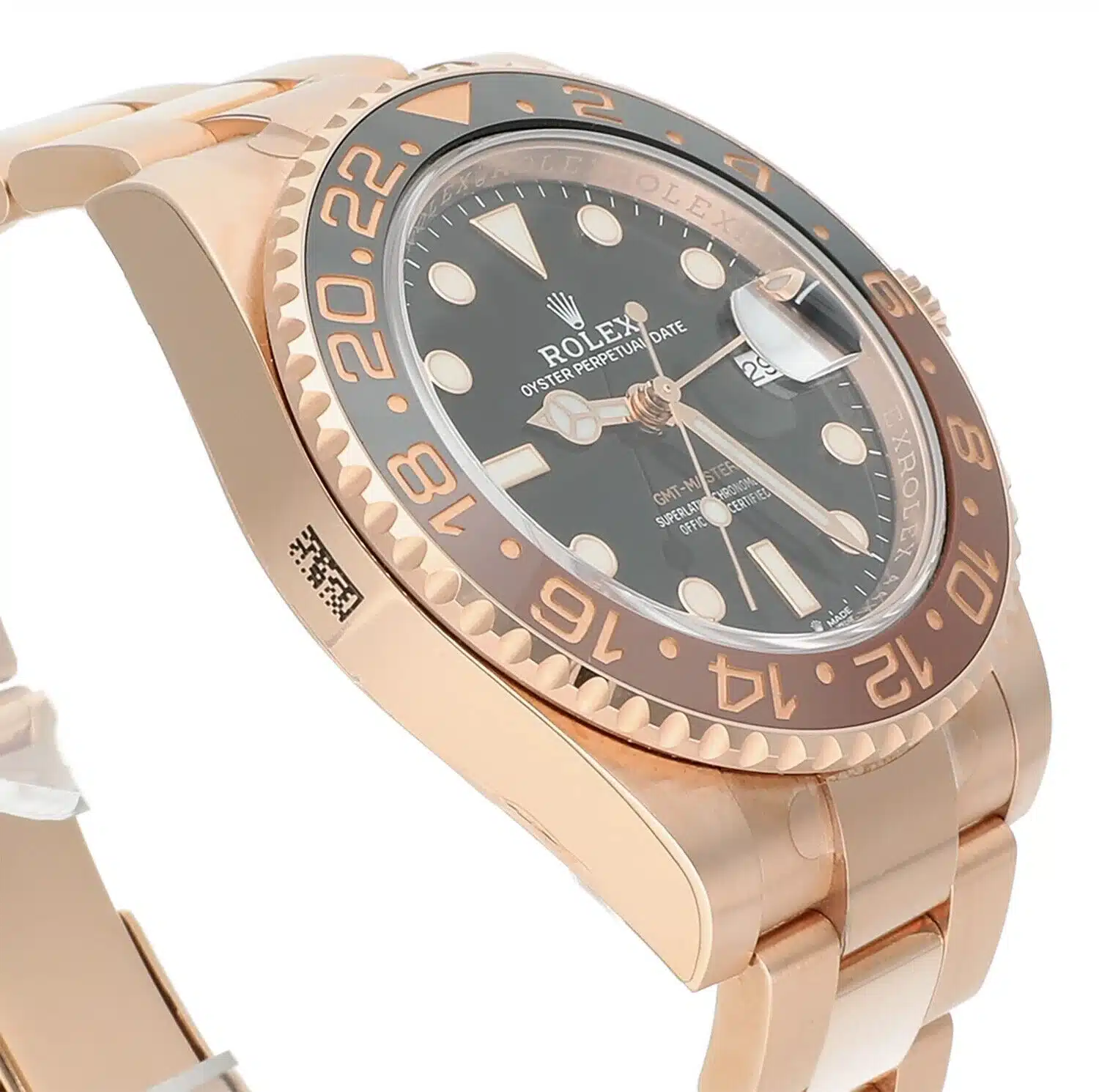 Rolex GMT-Master II 40mm 126715 Rose Gold Box/Papers Factory Stickers – image 5