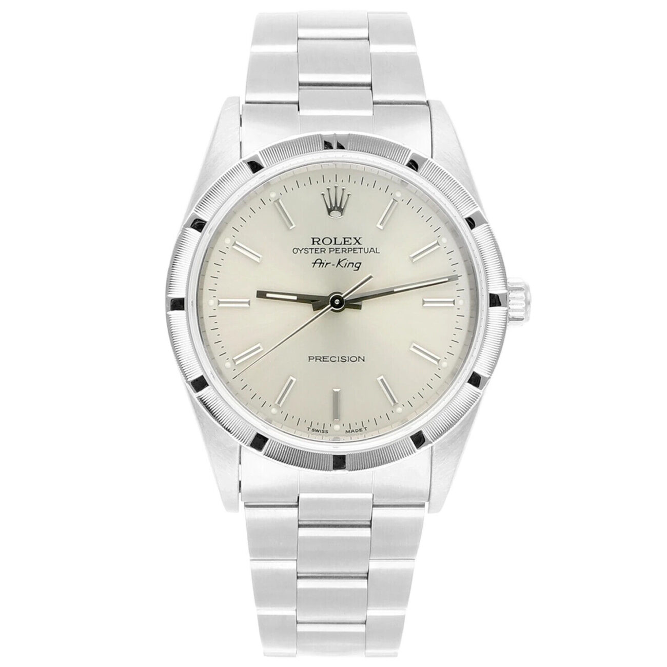 Rolex Air-King 14010 34 MM Silver Dial (1995) Pre-owned