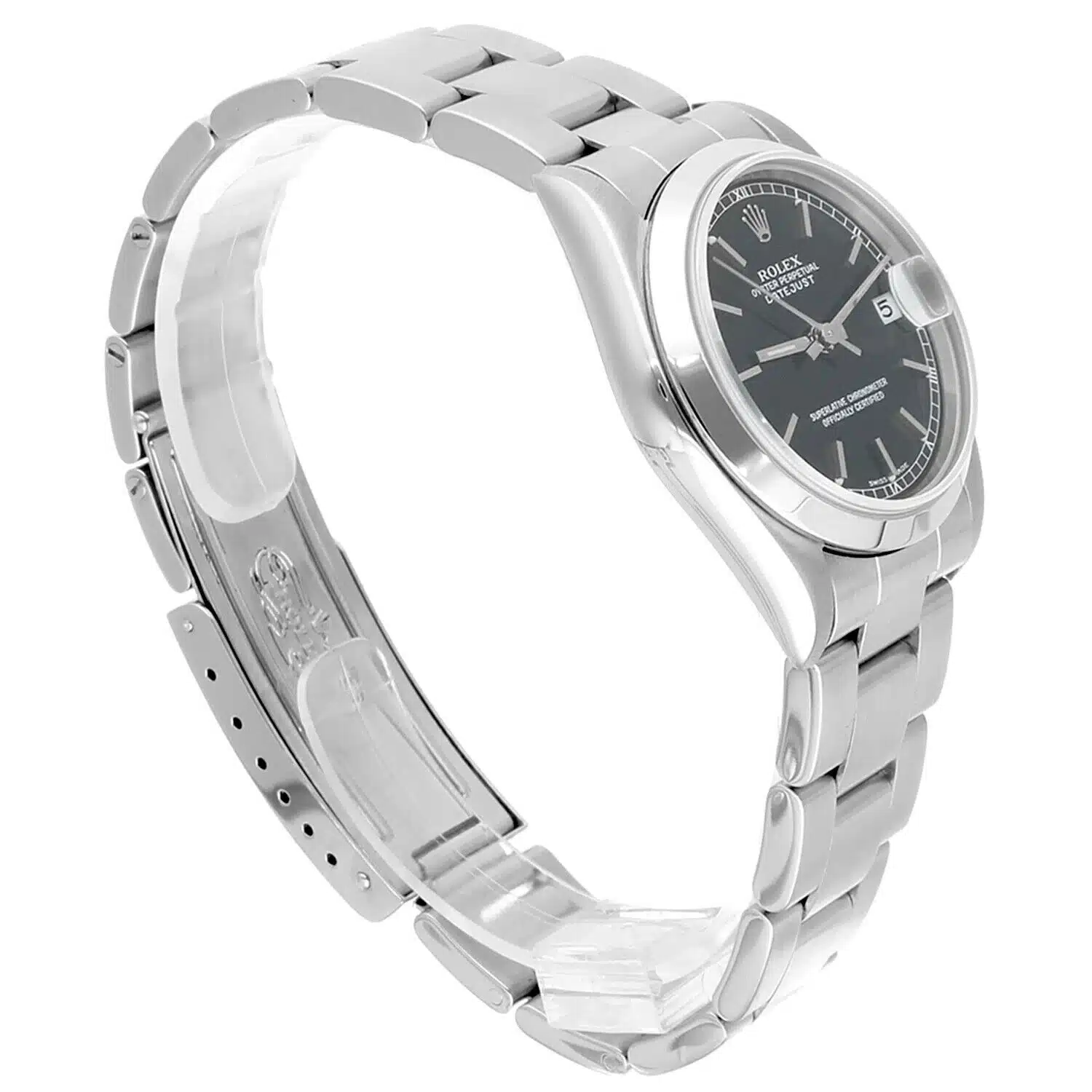 Rolex Datejust 31 Midsize 68240 Black Dial Stainless Steel Ladies Watch Oyster – image 3
