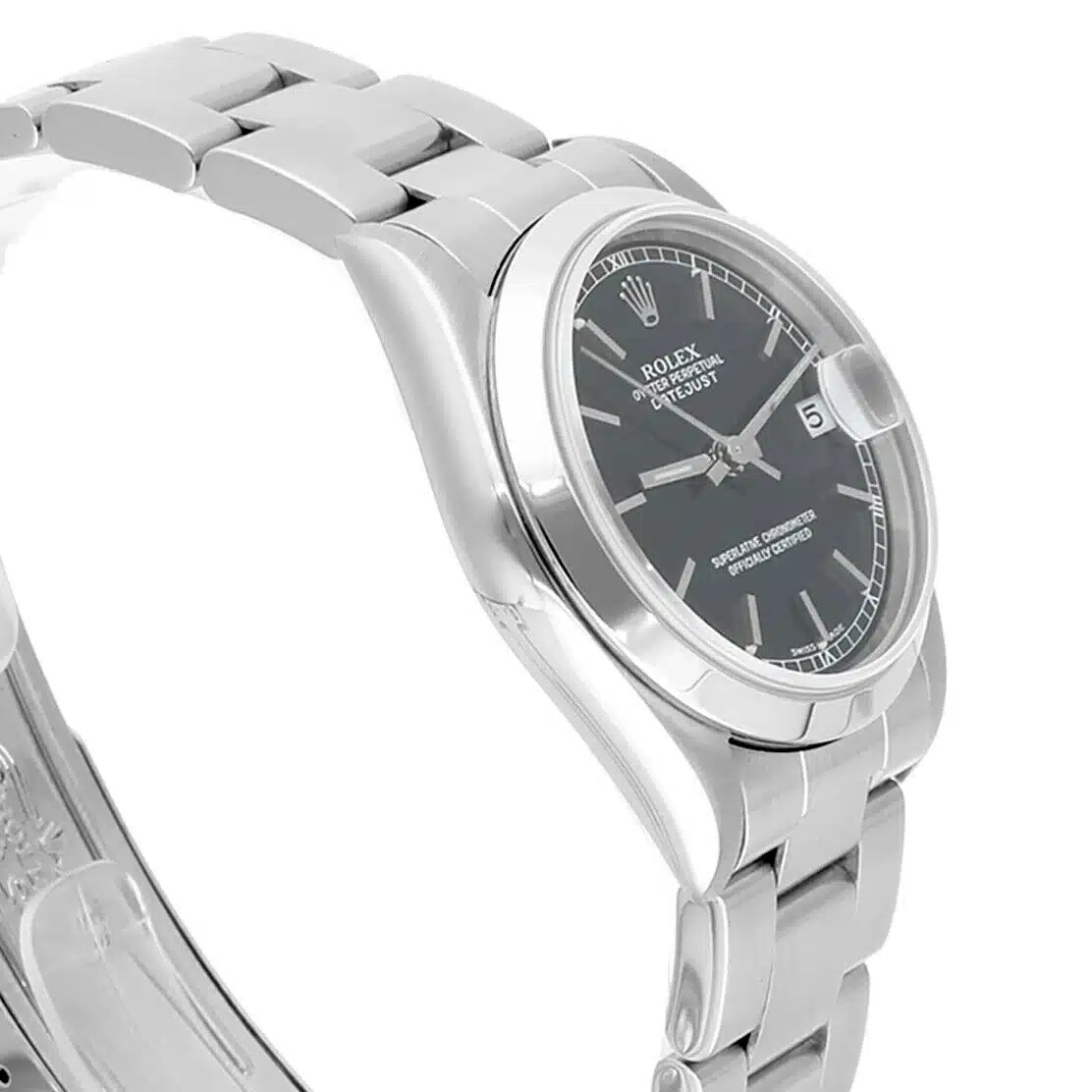 Rolex Datejust 31 Midsize 68240 Black Dial Stainless Steel Ladies Watch Oyster – image 2