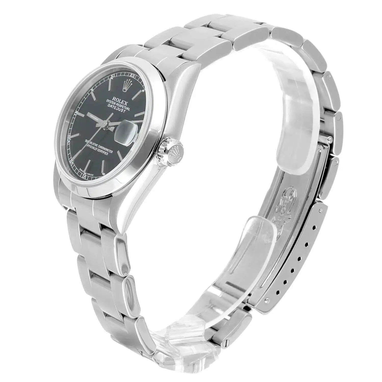 Rolex Datejust 68240 31 MM Black Dial Pre-owned