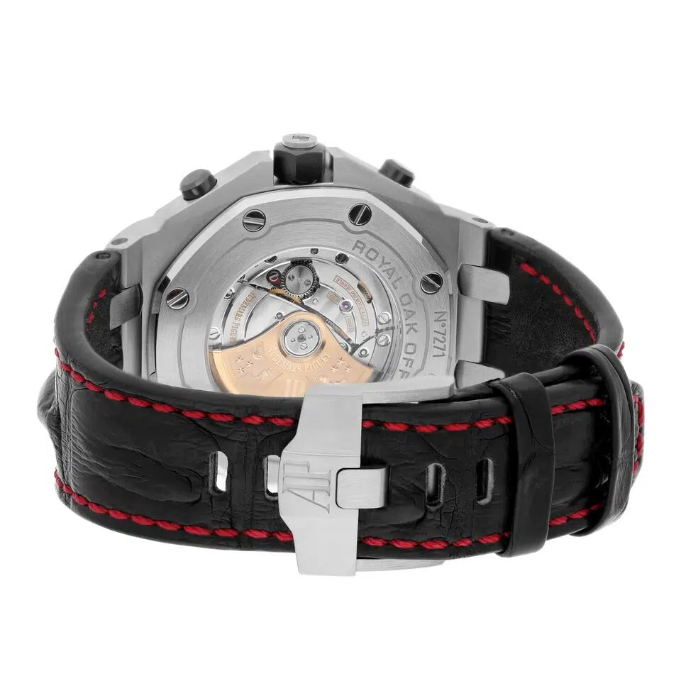 Audemars Piguet Royal Oak Offshore Chronograph Vampire Black Red 42mm 26470ST.OO.A101CR.01 Watch MINT – image 8