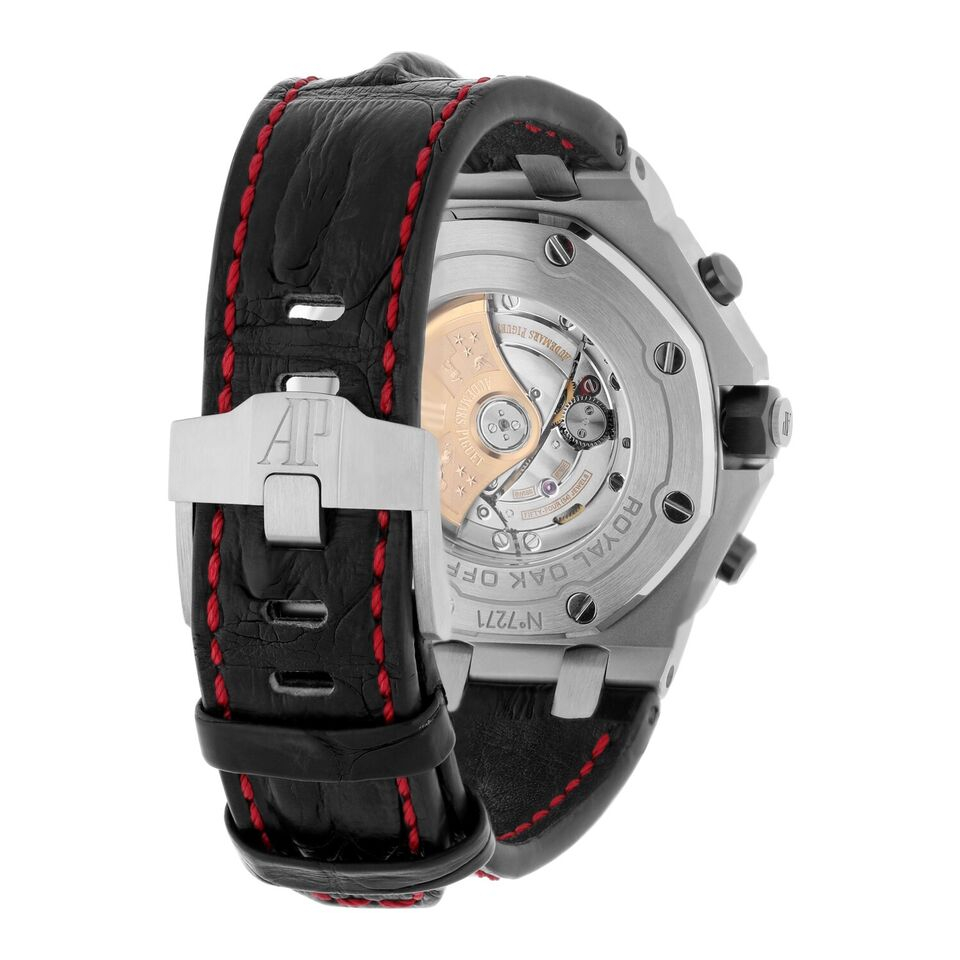 Audemars Piguet Royal Oak Offshore Chronograph Vampire Black Red 42mm 26470ST.OO.A101CR.01 Watch MINT