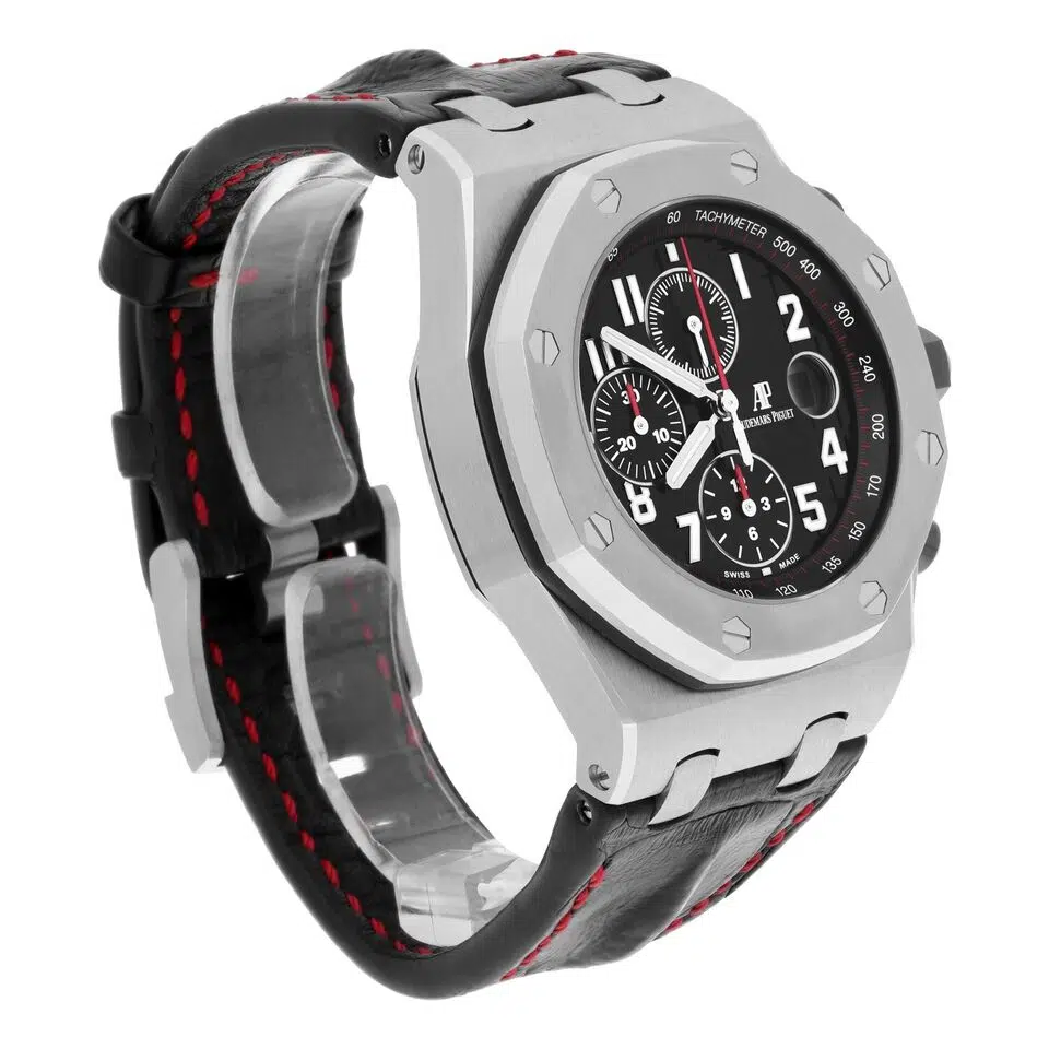 Audemars Piguet Royal Oak Offshore Chronograph Vampire Black Red 42mm 26470ST.OO.A101CR.01 Watch MINT – image 5