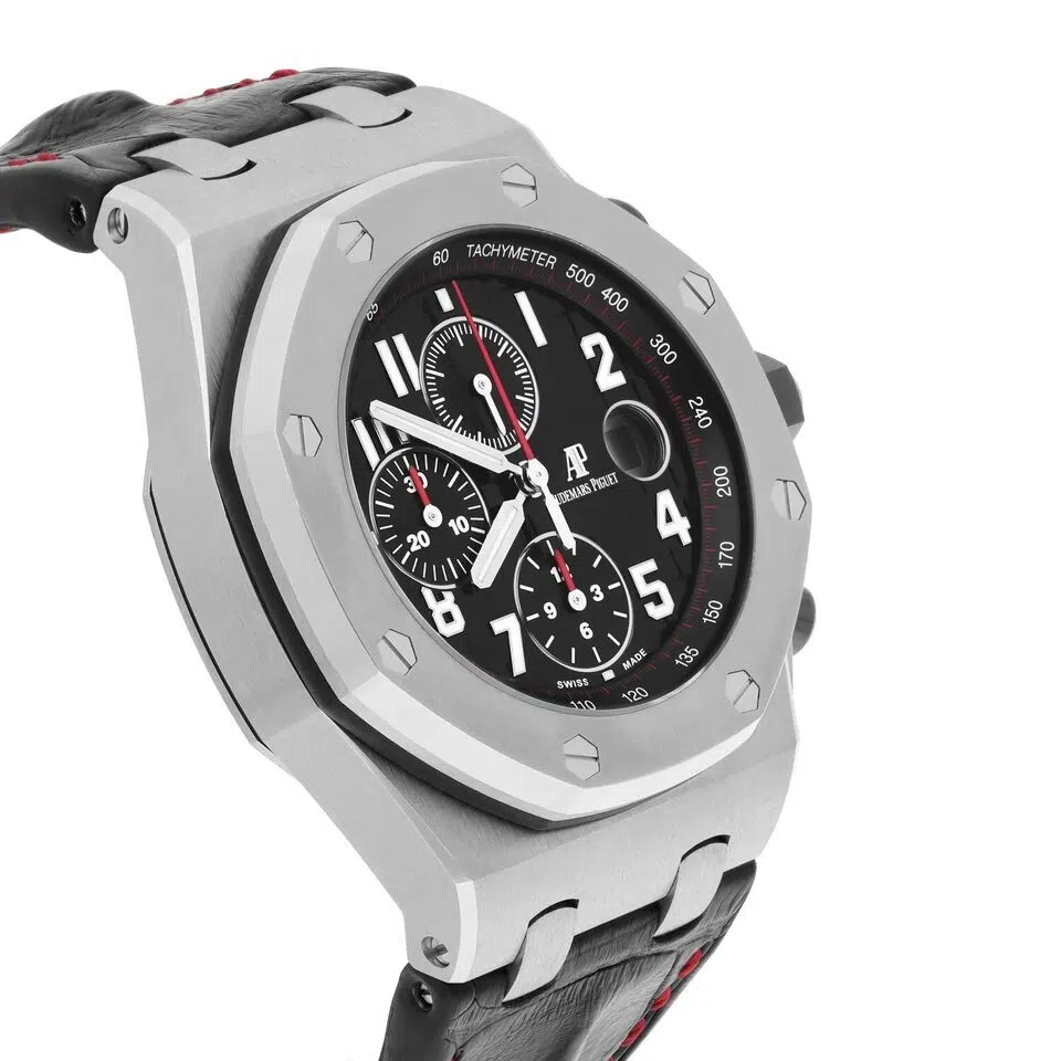 Audemars Piguet Royal Oak Offshore Chronograph Vampire Black Red 42mm 26470ST.OO.A101CR.01 Watch MINT – image 6