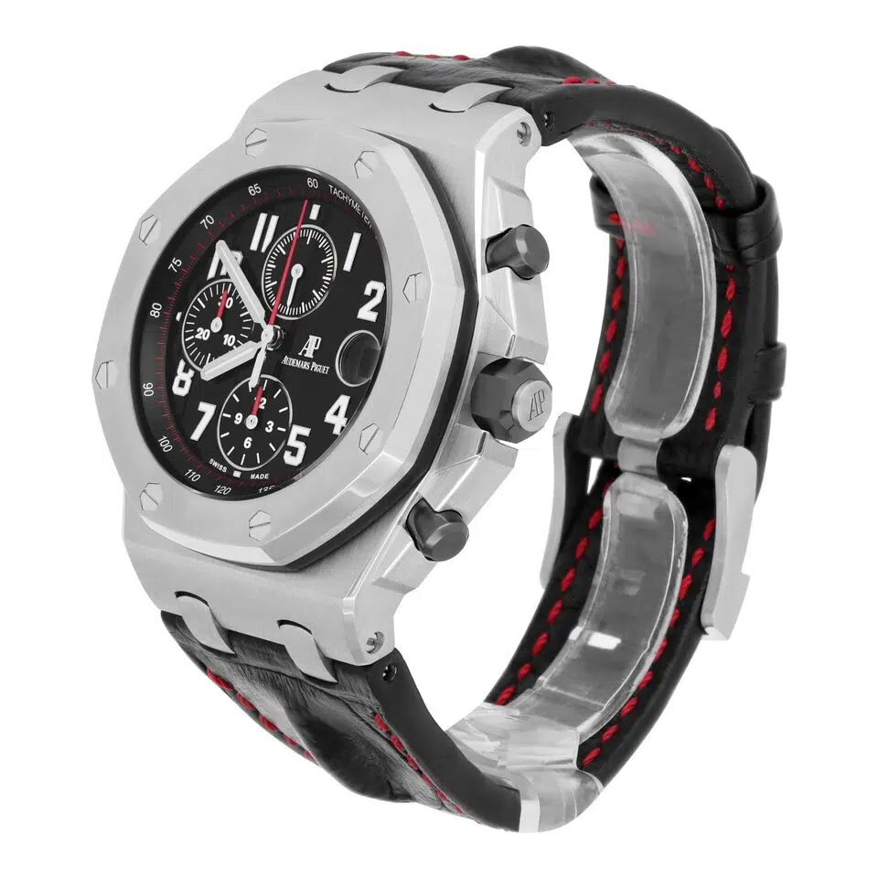Audemars Piguet Royal Oak Offshore Chronograph Vampire Black Red 42mm 26470ST.OO.A101CR.01 Watch MINT – image 4
