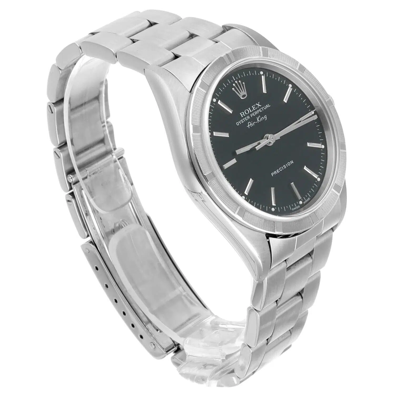 Rolex Oyster Perpetual Air-King 34mm Black Stainless Steel Oyster Watch 14010 – image 4