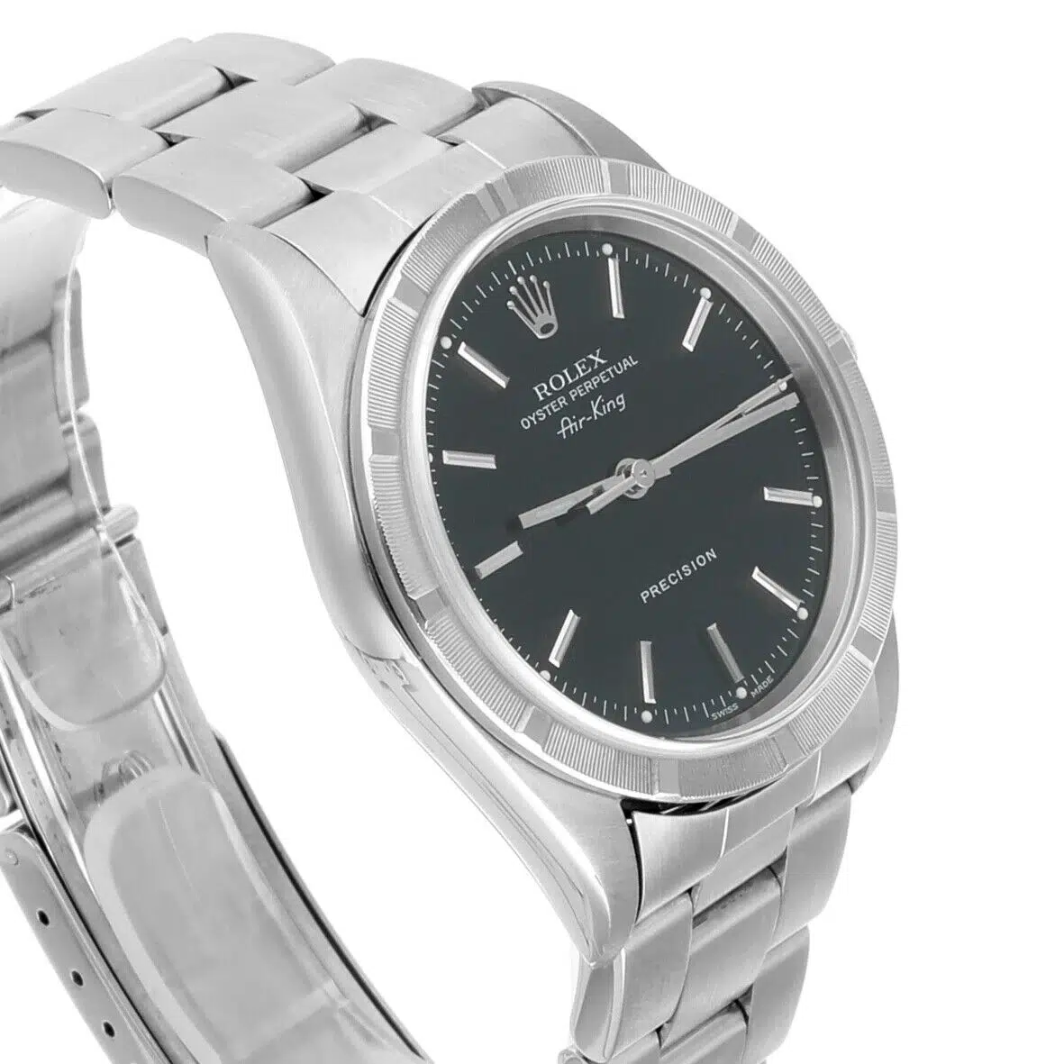 Rolex Oyster Perpetual Air-King 34mm Black Stainless Steel Oyster Watch 14010 – image 6