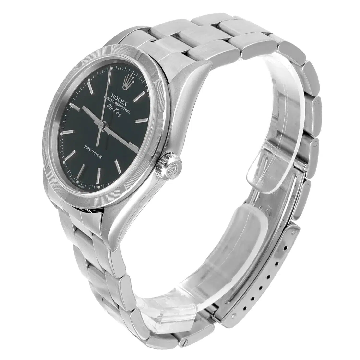 Rolex Oyster Perpetual Air-King 34mm Black Stainless Steel Oyster Watch 14010 – image 3