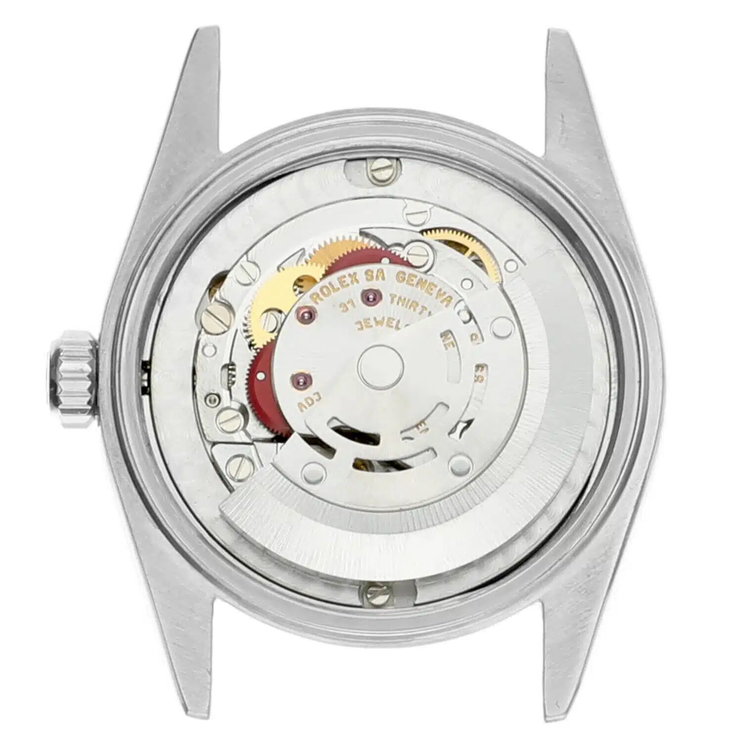 Rolex Oyster Perpetual 77080 Midsize Salmon Dial Steel Ladies Watch – image 7