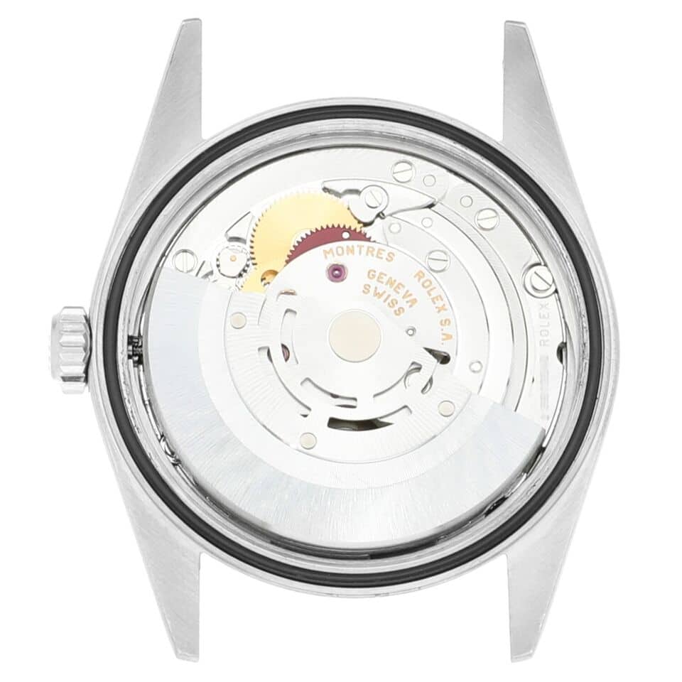 Rolex Datejust 36mm Stainless Steel Watch Black Roman Dial 16220 Circa 2002