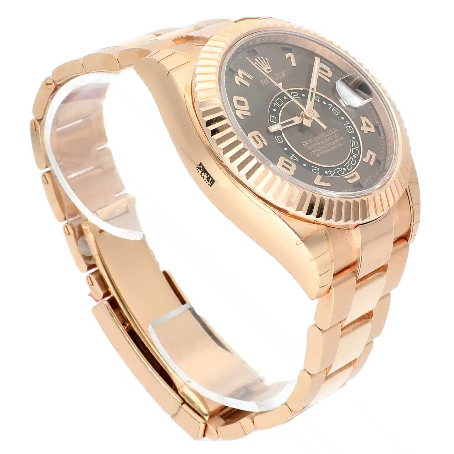 Rolex Sky-Dweller 42mm Everose Gold Mens Oyster Bracelet Watch 326935-0003 – image 4
